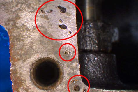 砂穴|鋳物にありがちな6つの不具合の原因と注意点をまとめてみまし。